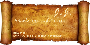 Jobbágyi Jácint névjegykártya